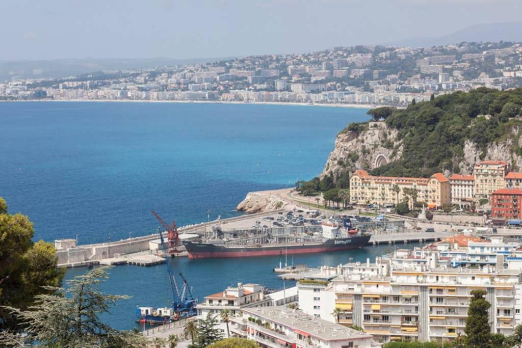 Mont Boron Magnificent View-3 Rooms - Wifi - A.C 니스 외부 사진